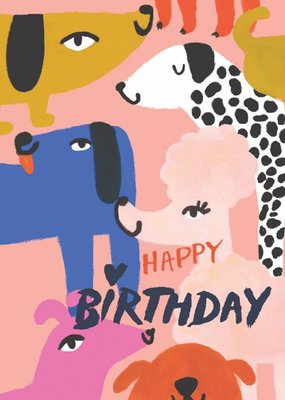Dogs Happy Birthday Card