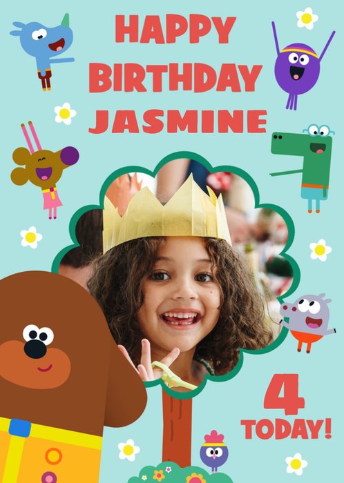 Hey Duggee Happy Birthday Tree Photo Upload Card