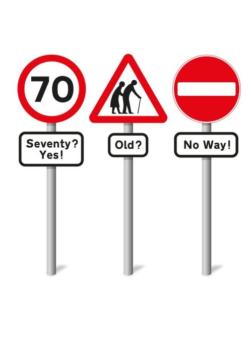 Mungo and Shoddy Road Sign Birthday Card