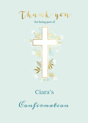 Colette Barker Cross Floral Confirmation