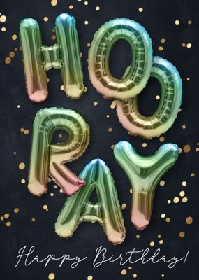 Hooray Birthday Card