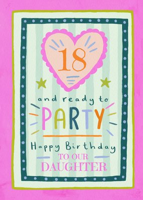 Daughter 18th Birthday Card