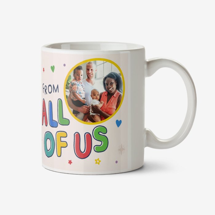 Peppa Pig From All Of Us Father's Day Photo Upload Mug