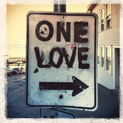 One Love This Way Personalised Greetings Card