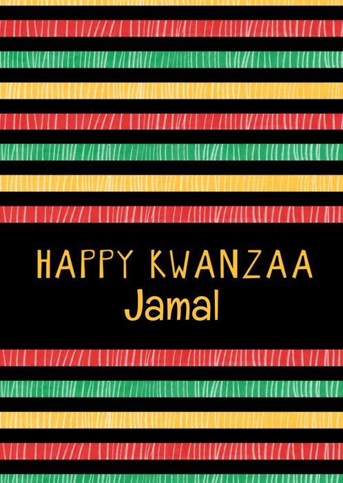 Happy Kwanzaa Card