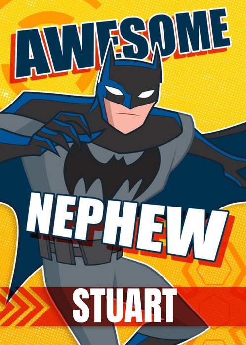 Justice League Nephew Birthday Card