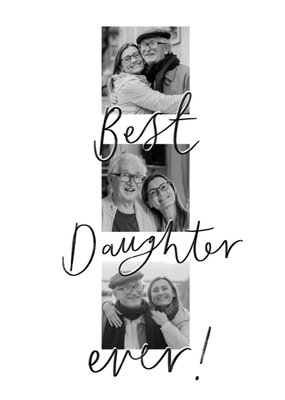 Best Daughter Ever Photo Upload Card