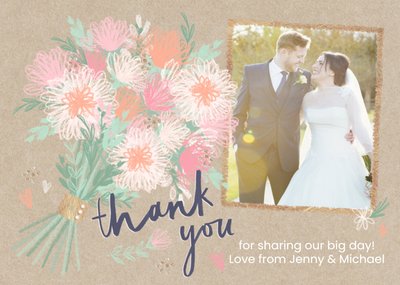 Wedding Card - Wedding Day - Wedding Thank You - Photo Upload