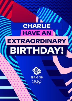 Team GB Have An Extraordinary Birthday Card