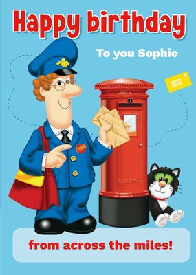 Postman Pat From Across the Miles Birthday Card