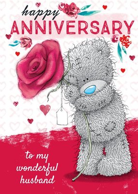 Tatty Teddy cute anniversary card - Husband