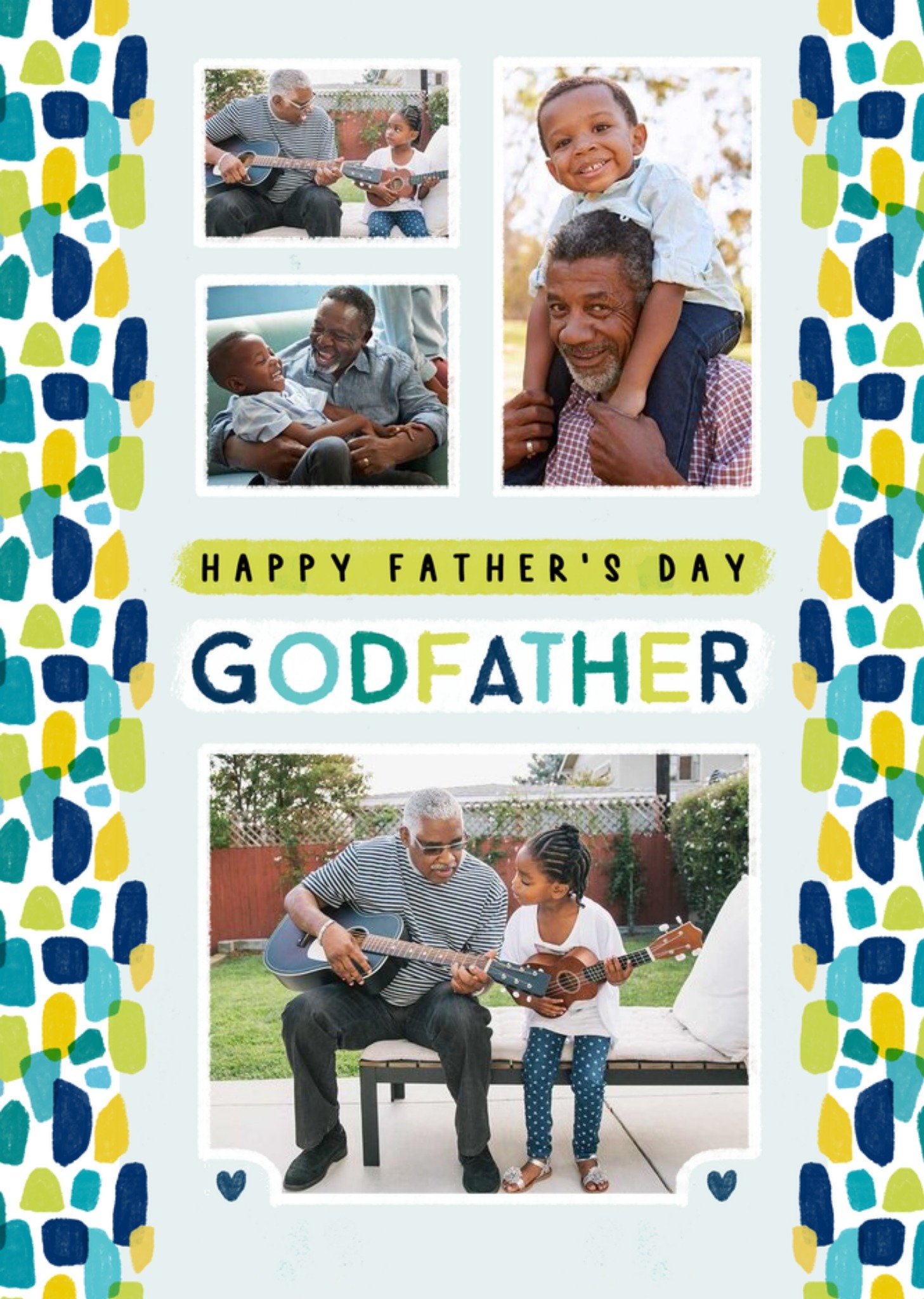 Moonpig Father's Day Godfather Photo Upload Card