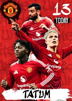 Man United Birthday Card