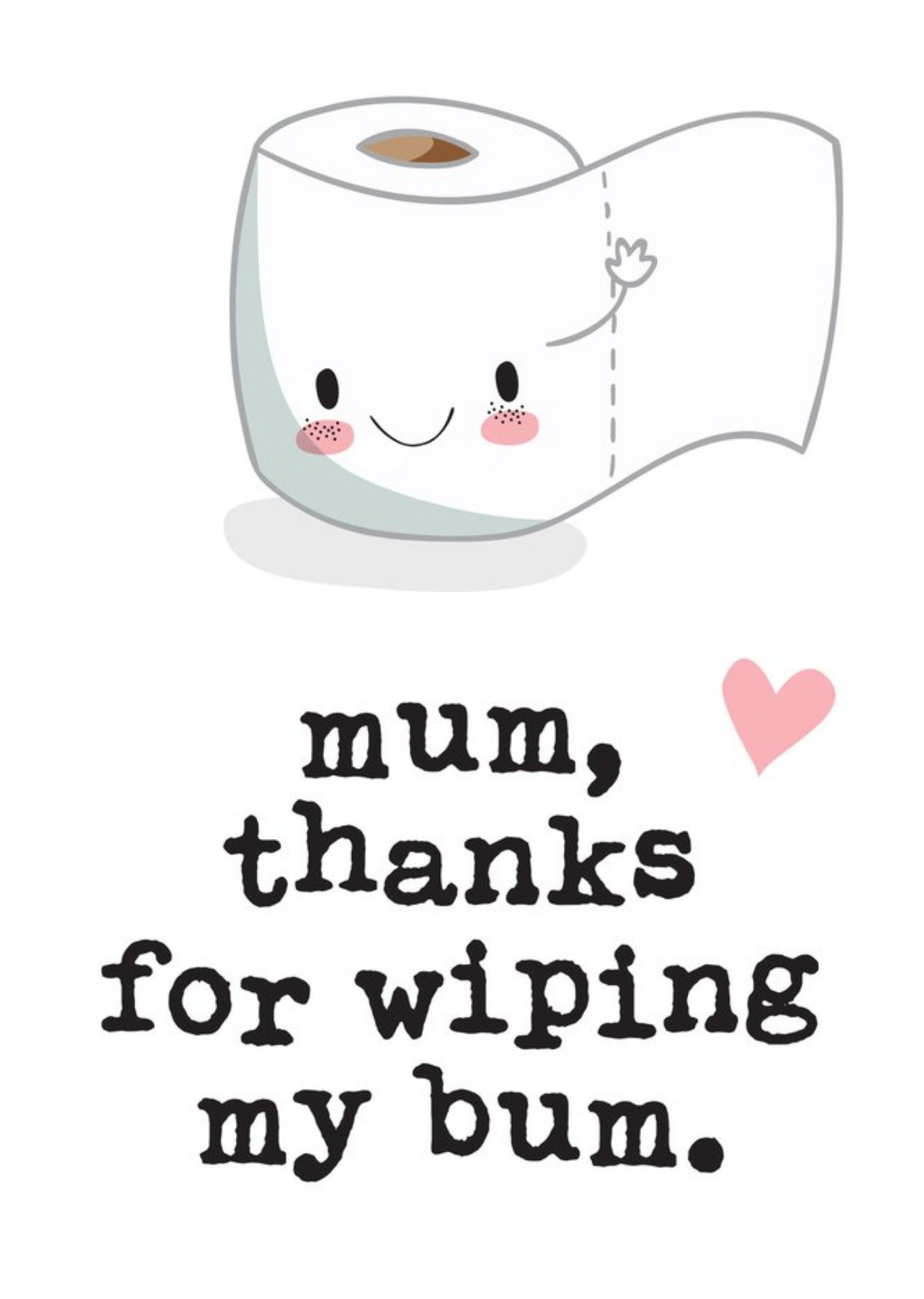 Moonpig Mrs Best Illustration Toilet Roll Mother's Day Card