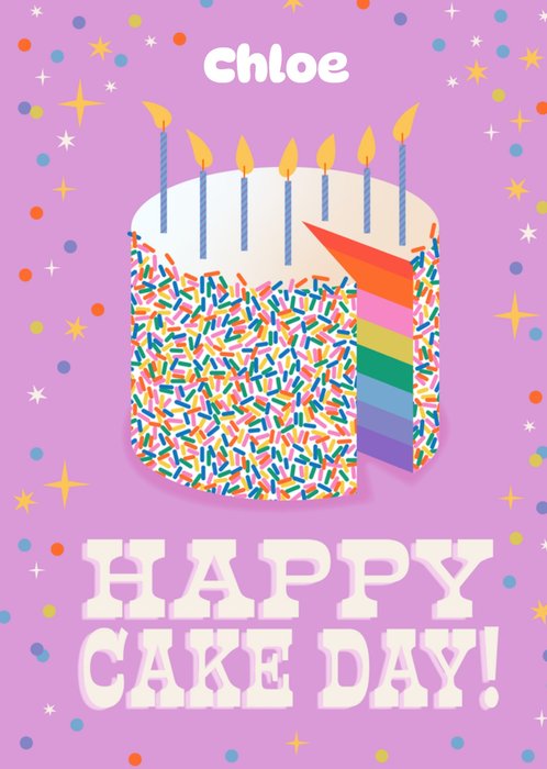 Happy Cake Day Birthday Card