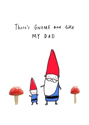 Gnome Dad Personalised Happy Father's Day