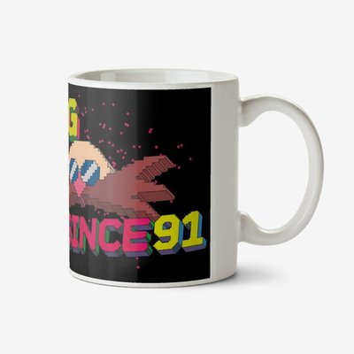 Sega Sonic Bossing It Since 91 Retro Mug