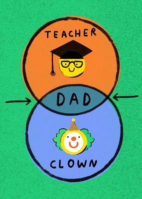 Dad Venn Diagram Father's Day Card