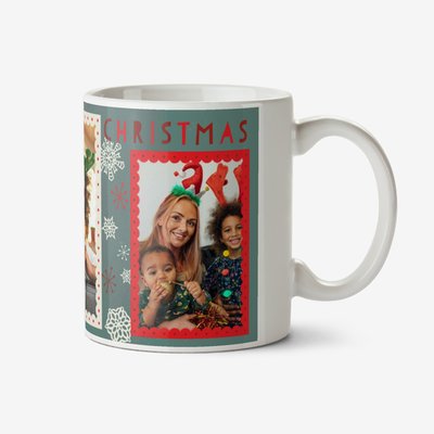 Festive Frames Photo Upload Christmas Mug