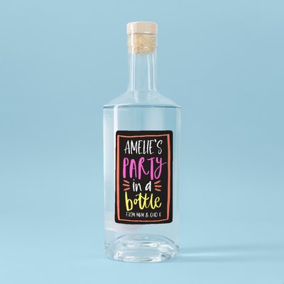 Personalised Party In A Bottle Vodka