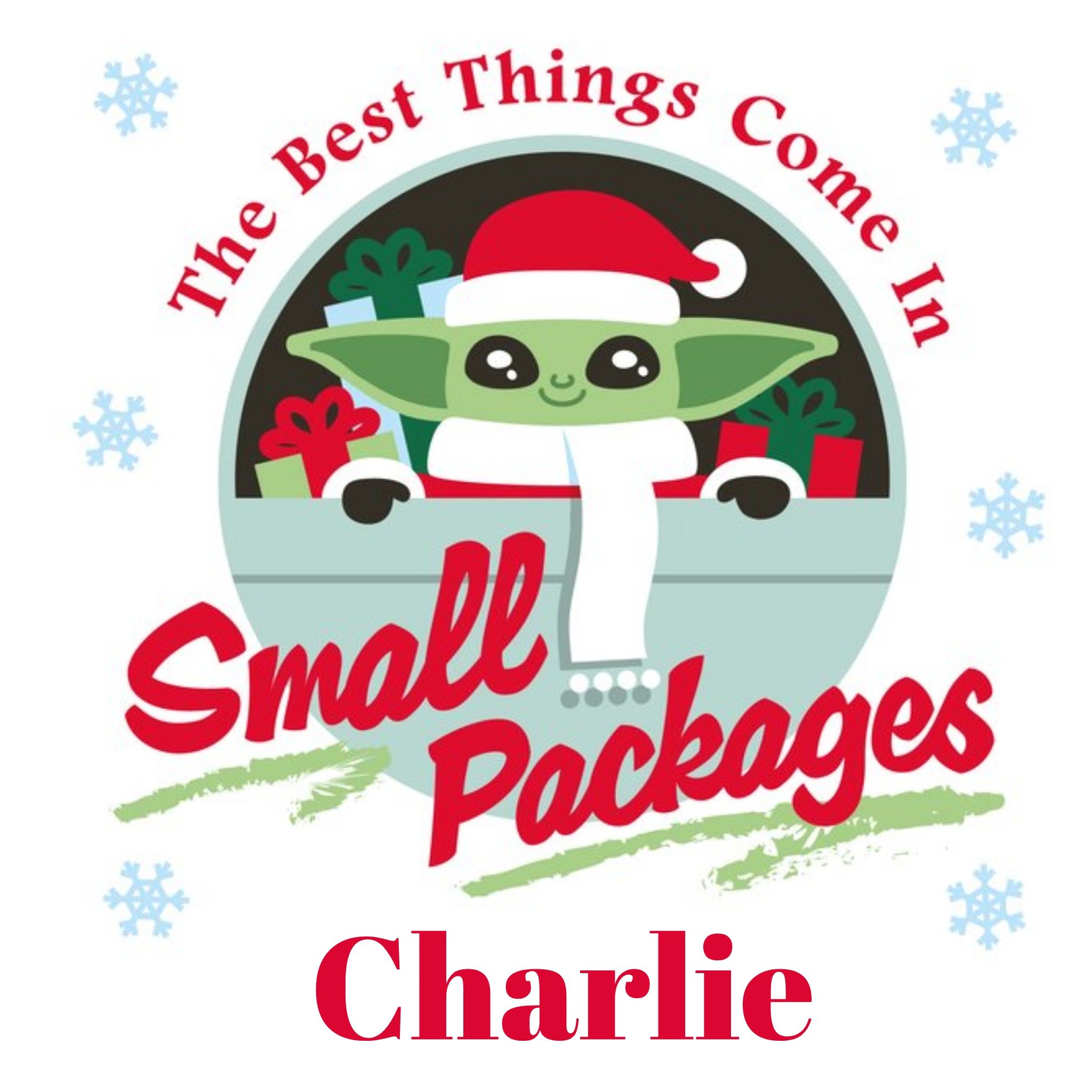 Star Wars Grogu The Best Things Come In Small Packages Christmas Card