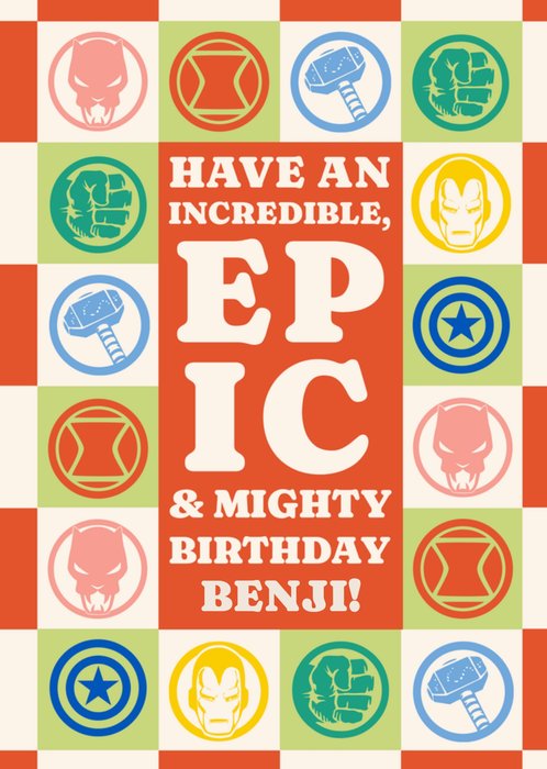 Marvel Epic And Mighty Birthday Card