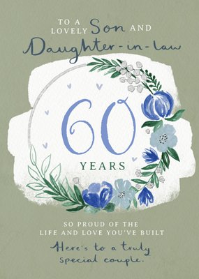 Son & Daughter-In-Law Anniversary Card