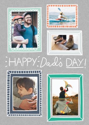 Frame Collage Photo Father's Day Card