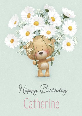 Uddle Daisy Bouquet Birthday Card