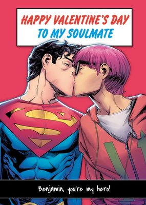 Superboy And Jay Nakamura Valentine's Day Card