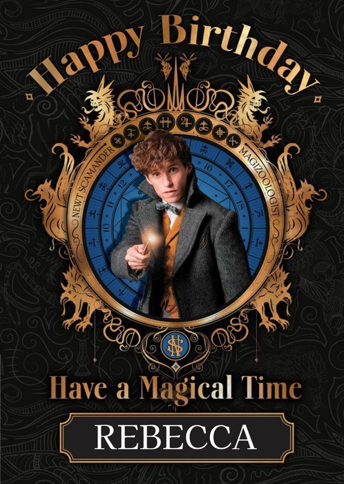 Fantastic Beasts Magical Birthday card