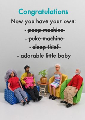 Adorable Little Baby New Baby Card