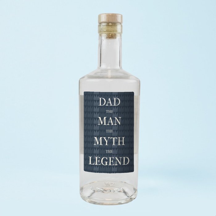 Personalised The Legend Dad Gin 70cl