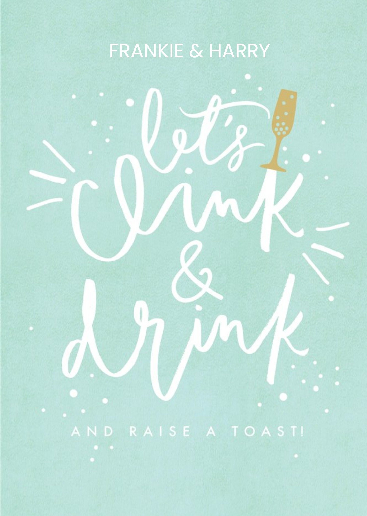 Moonpig Clintons Let's Drink & Drink Card