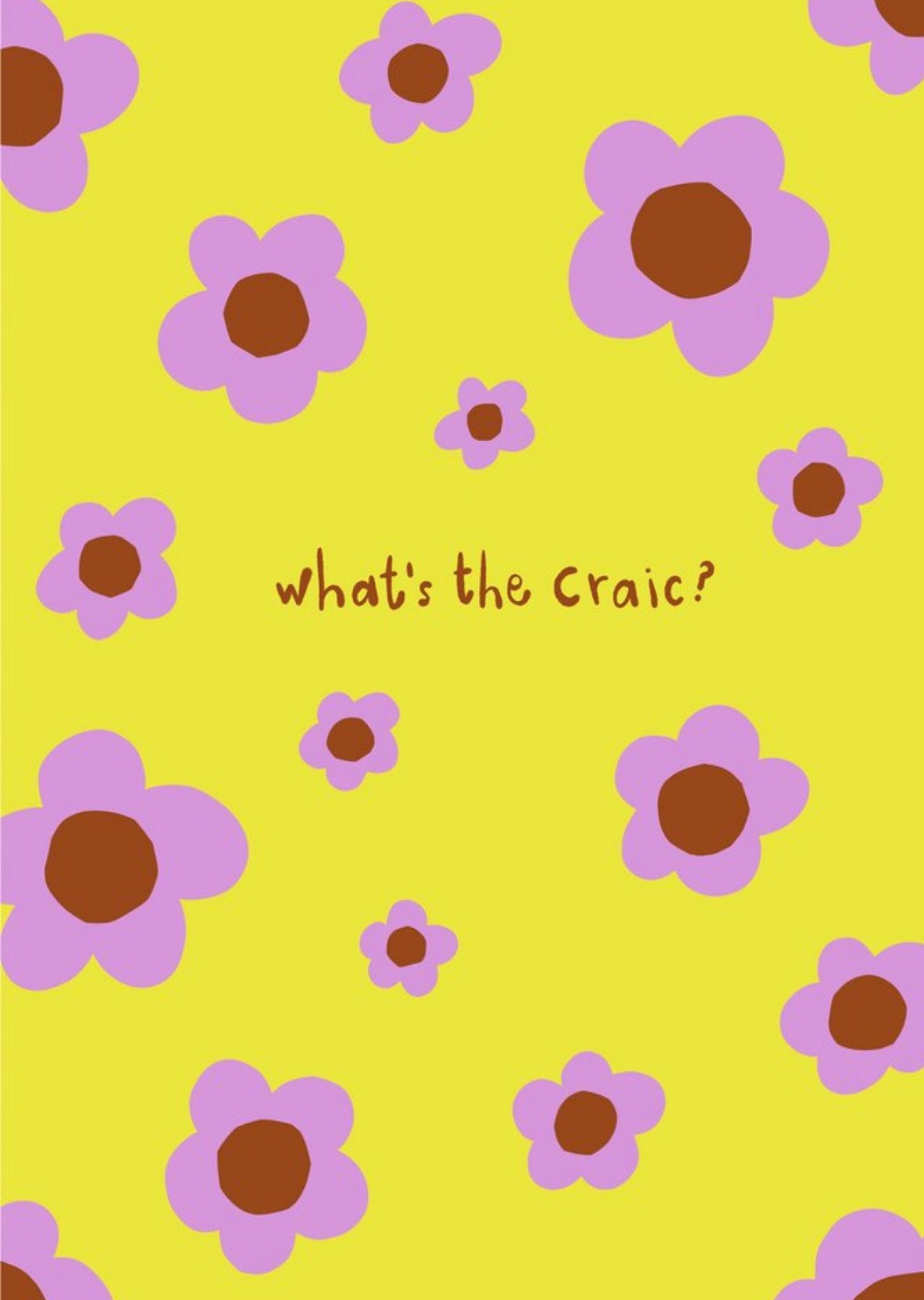 Friends Bronagh Lee Illustration Just A Note The Craic An Ghaeilge Card