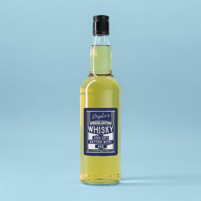 Personalised You Get Better With Age Whisky 70cl