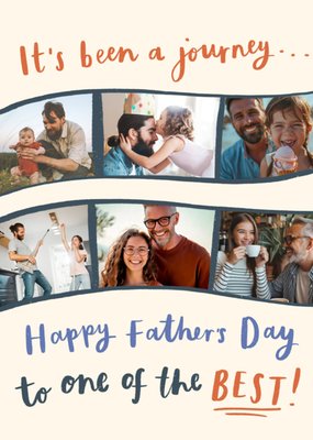 It’s Been A Journey Handwritten Photo Upload Father’s Day Card