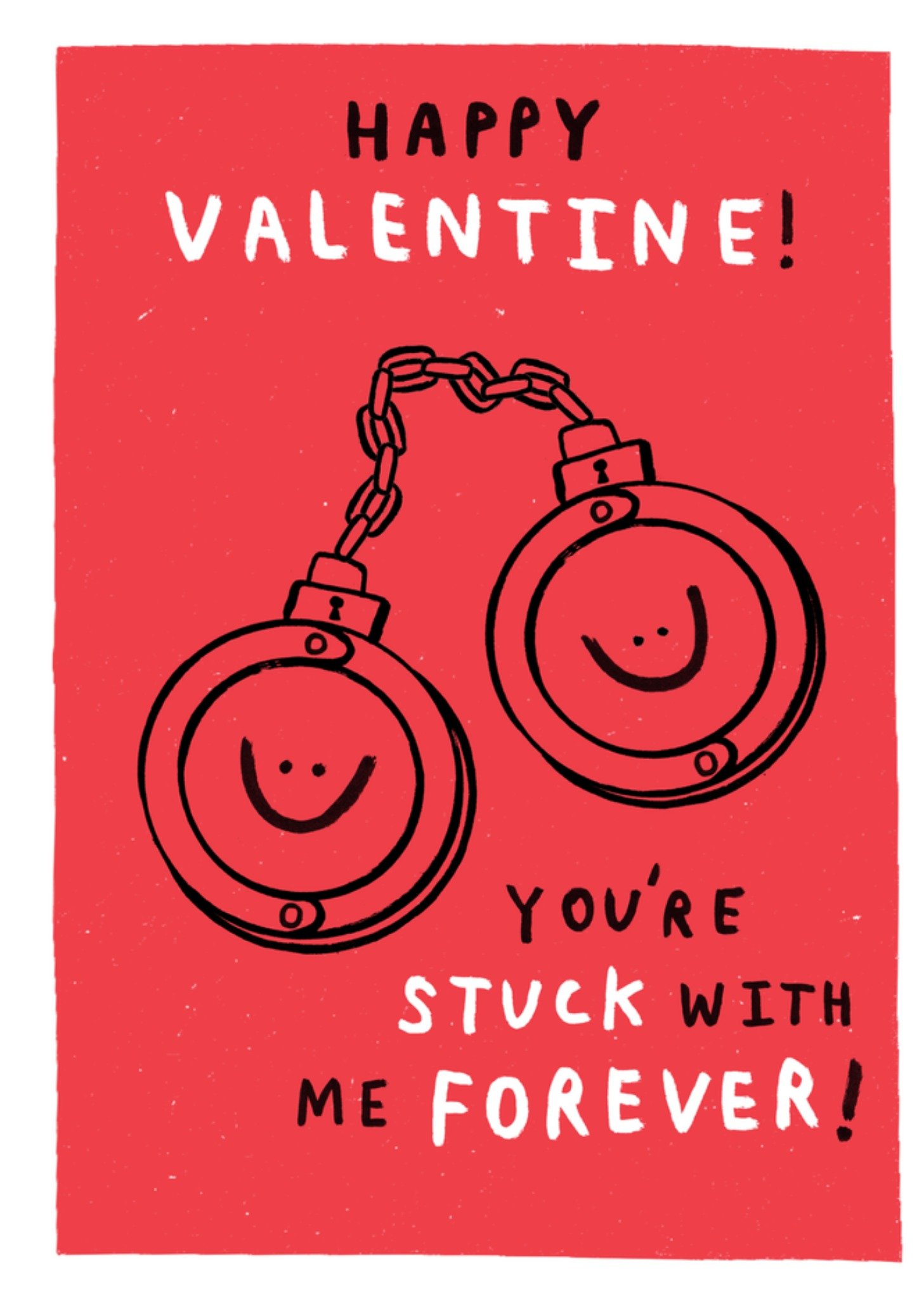 Moonpig Happy Valentine YouâRe Stuck With Me Forever Card