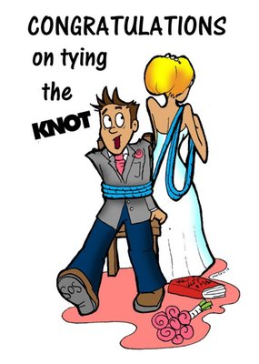 Karen Flanart Funny Wedding Card