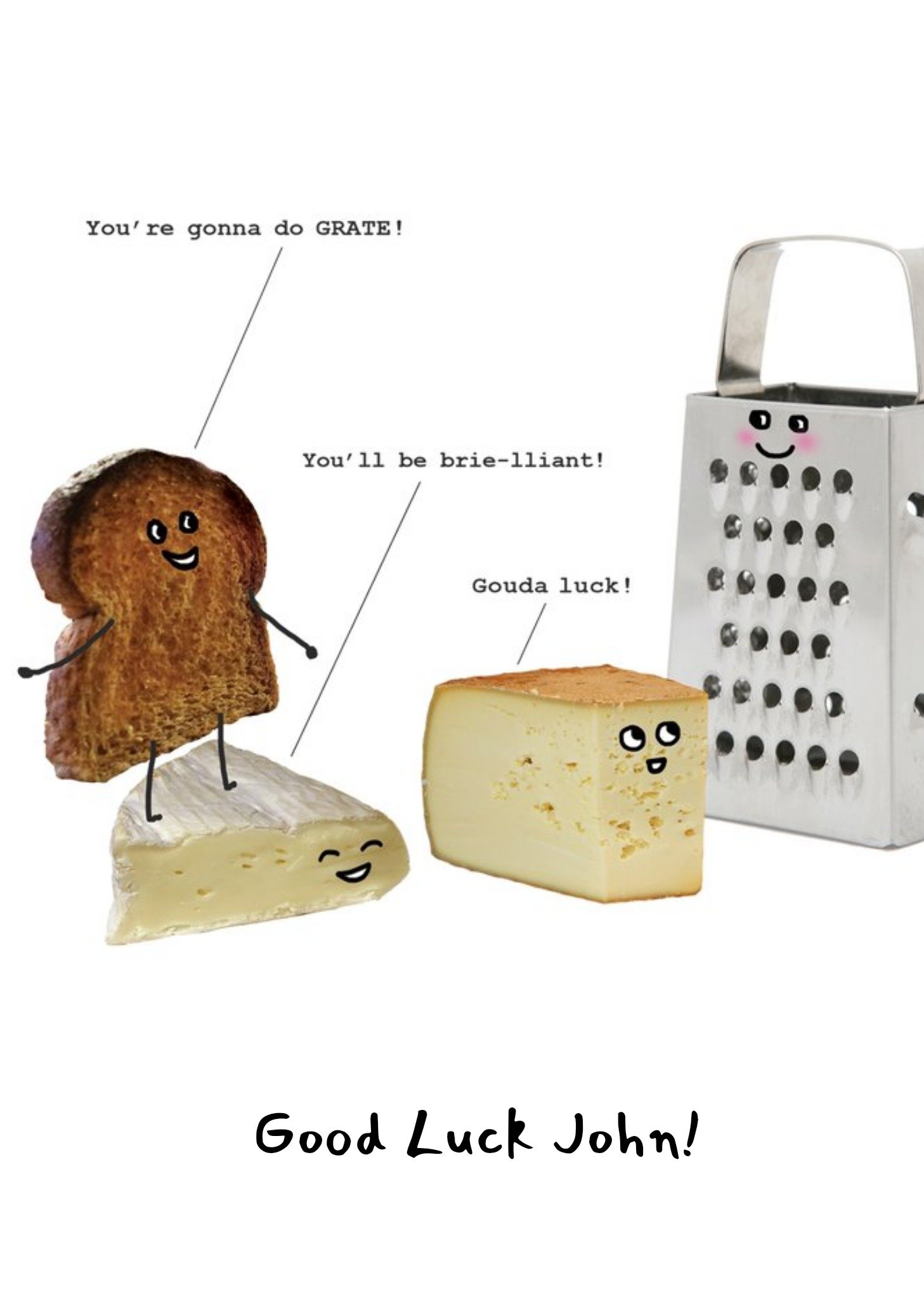 Moonpig Personalised Valentines Day Card - Funny Toast