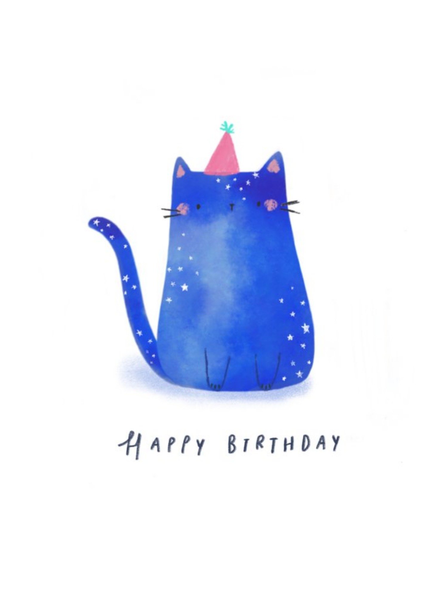 Moonpig Beth Illustrates Cute Illustrated Cat Birthday Card