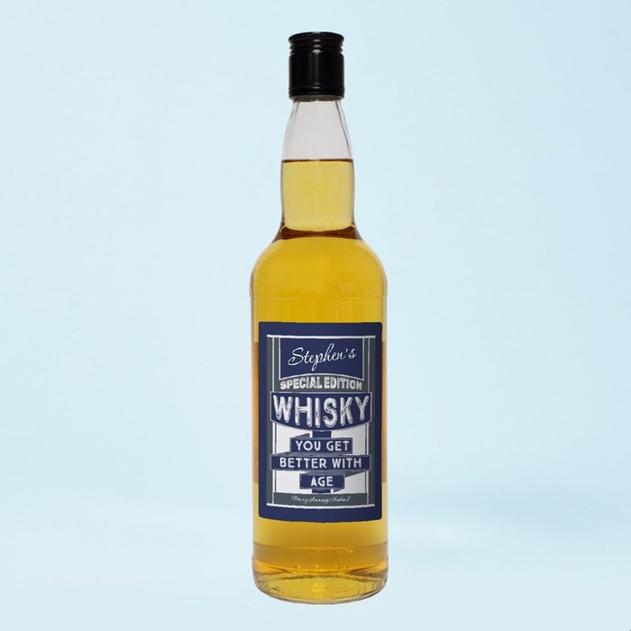 Personalised You Get Better With Age Whisky 70cl