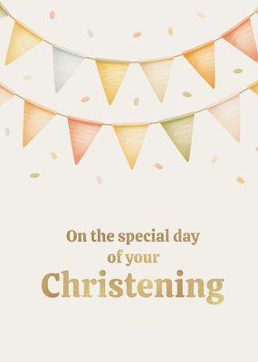On The Special Day Of Your Christening Card