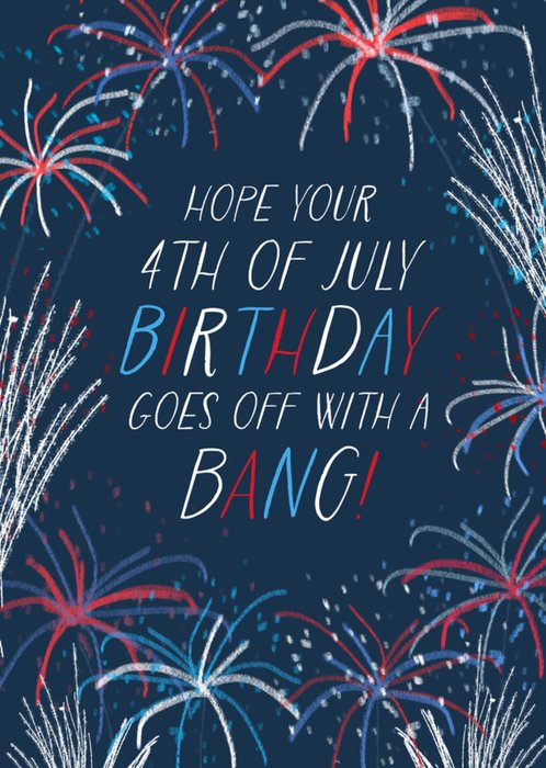 4th Of July Birthday Card