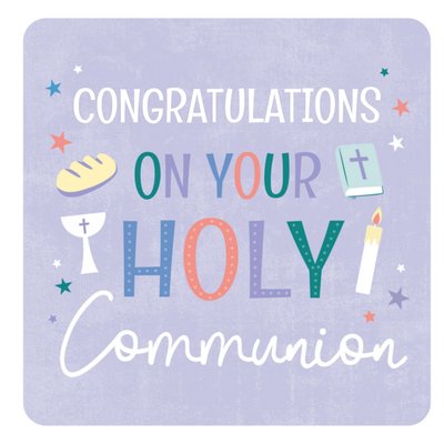 Congratulations On Your Holy Communion Card