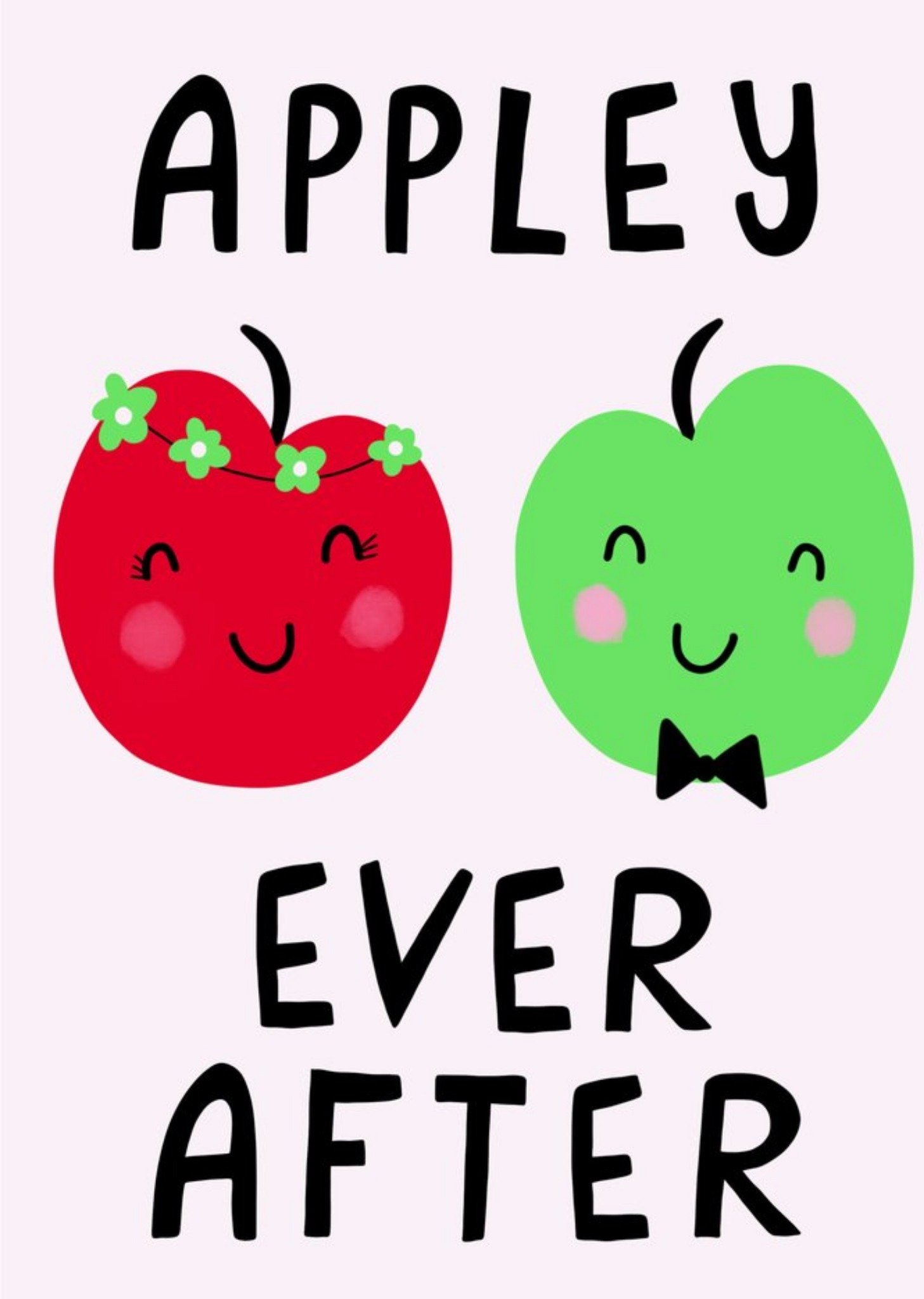 Moonpig Megan Mcmahon Illustrated Pun Love Apples Wedding Card