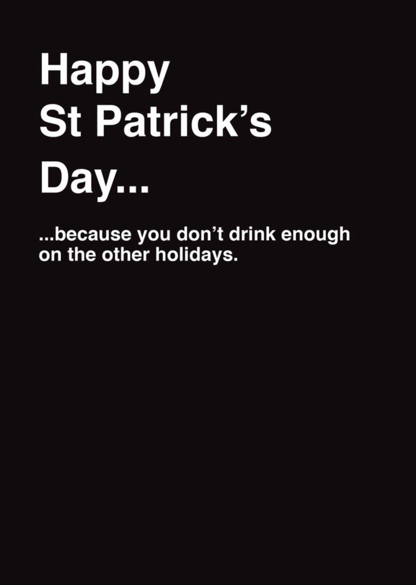 Moonpig Cards For Horrible People Funny St Patrick's Day Card