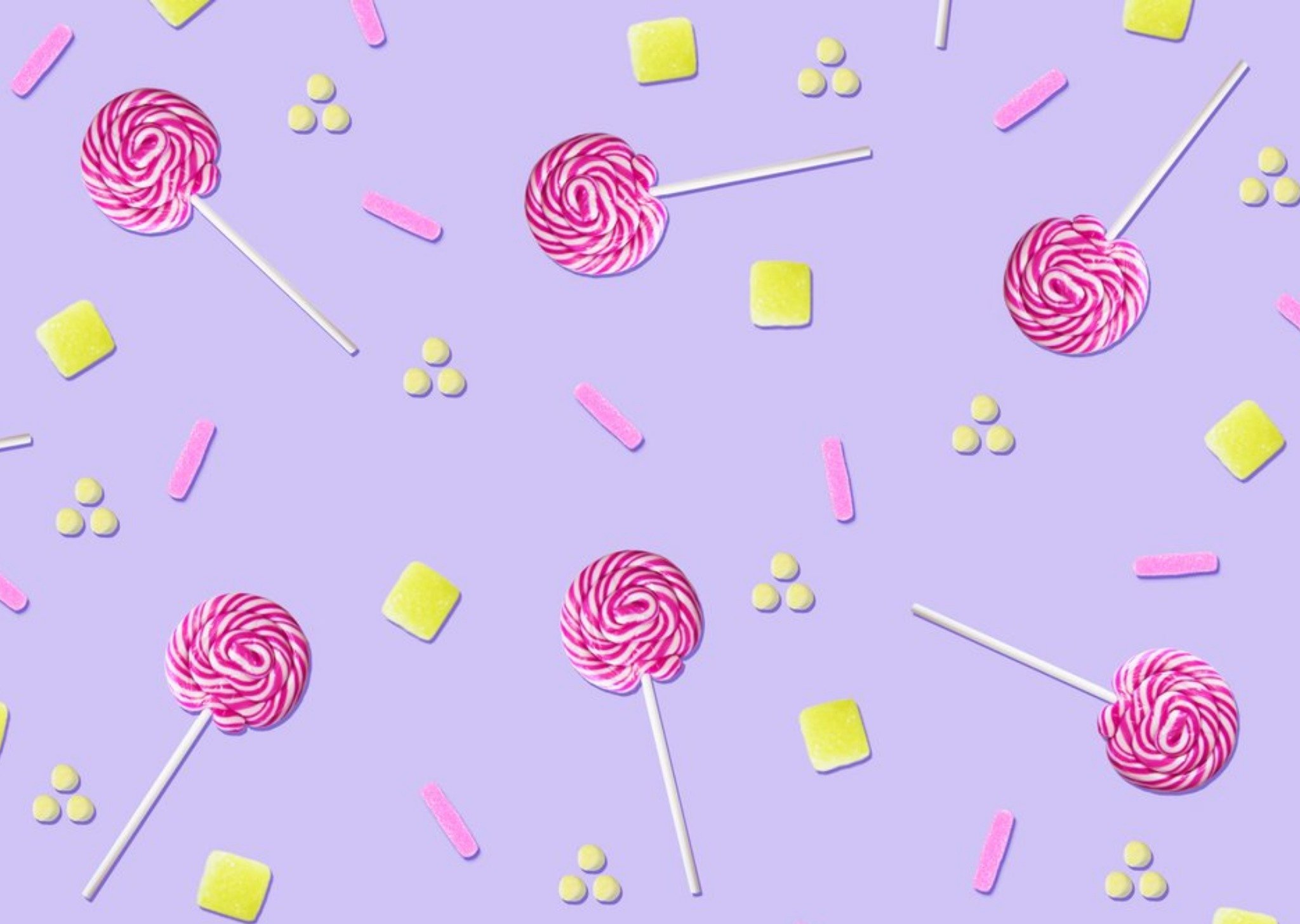 Moonpig Purple Dolly Mixture Lollipop Personalised Birthday Card