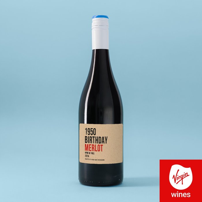 Personalised Birthday Merlot 75cl