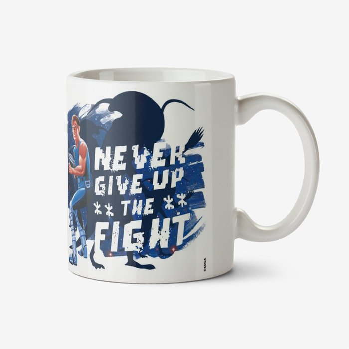 Sega Alien Syndrome Never Give Up The Fight Mug